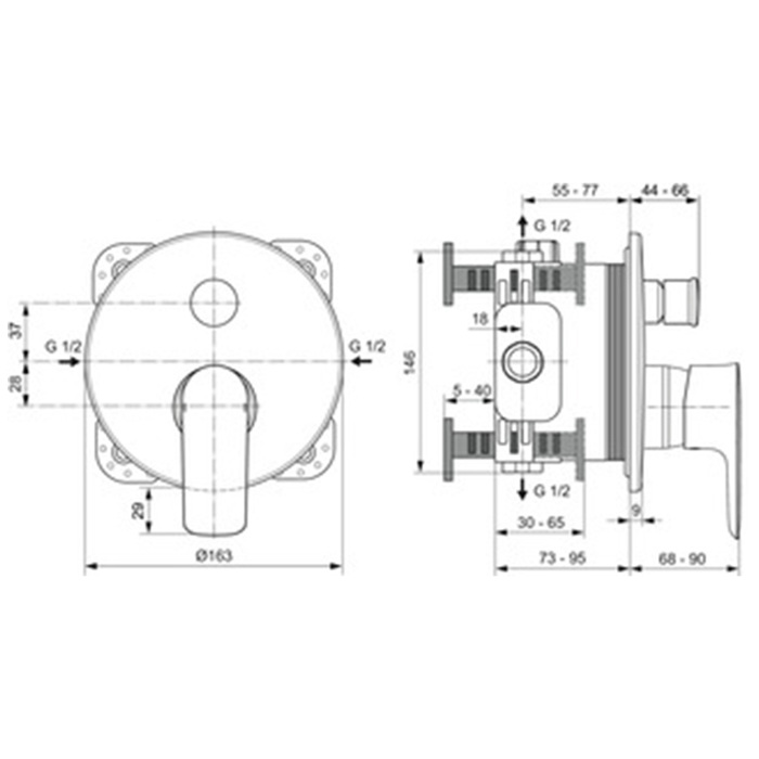 IDEAL STANDARD CONNECT AIR ΕΝΤΟΙΧΙΖΟΜΕΝΗ ΑΝΑΜΙΚΤΙΚΗ ΜΠΑΤΑΡΙΑ ΛΟΥΤΡΟΥ A7035AA IDEAL STANDARD CONNECT AIR ENTOIXIZOMENI ANAMIKTIKI MPATARIA LOuTROu A7035AA